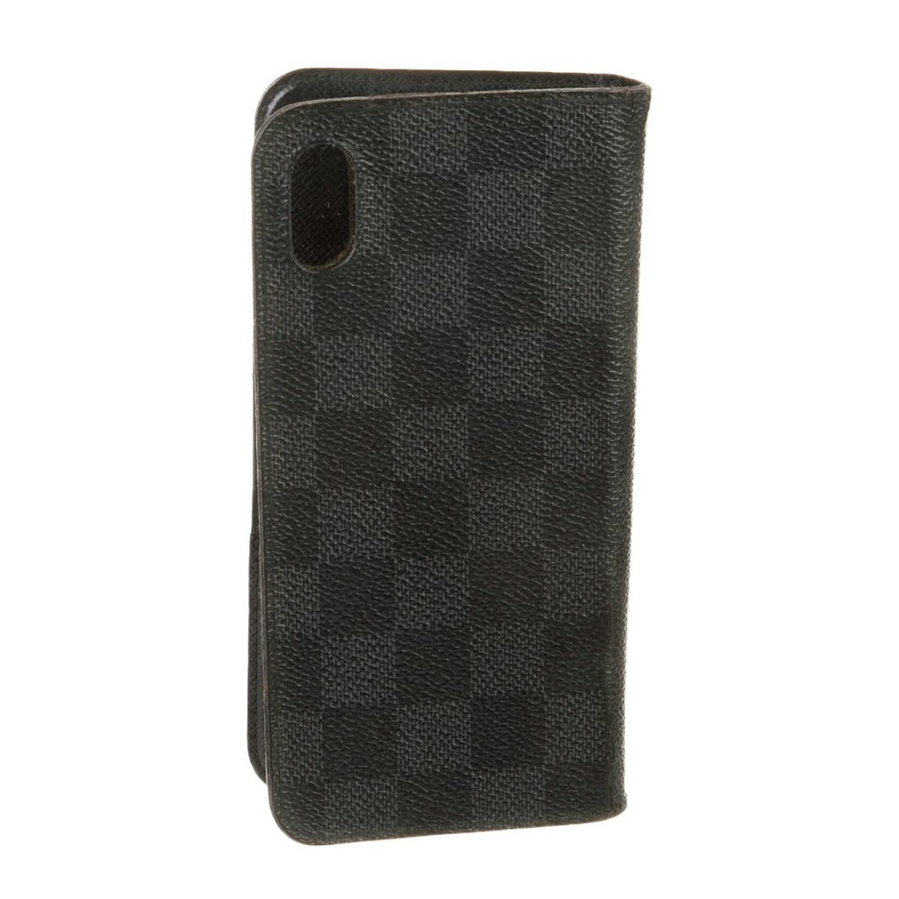 LOUIS VUITTON Leather iPhone X Folio Case